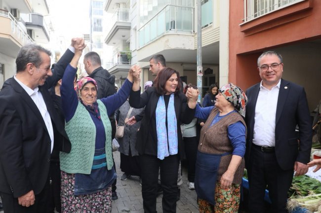 Çerçioğlu Efeler Çarşamba Pazarı’nda Vatandaşlarla Buluştu