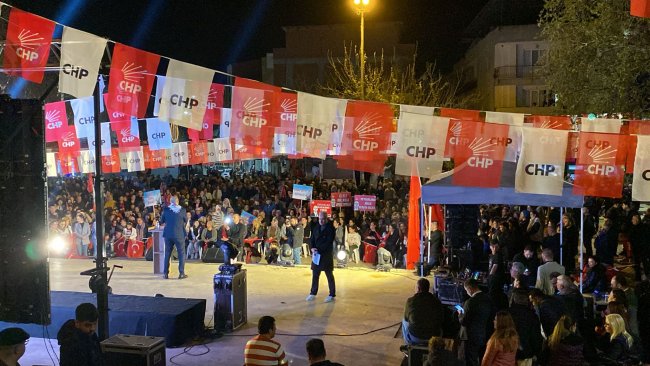 CHP’li Zencirci gövde gösterisi yaptı, Ortaklar böyle miting görmedi