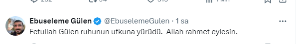 Fetullah Gülen öldü