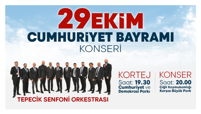Çiğli'de Cumhuriyet coşkusu!