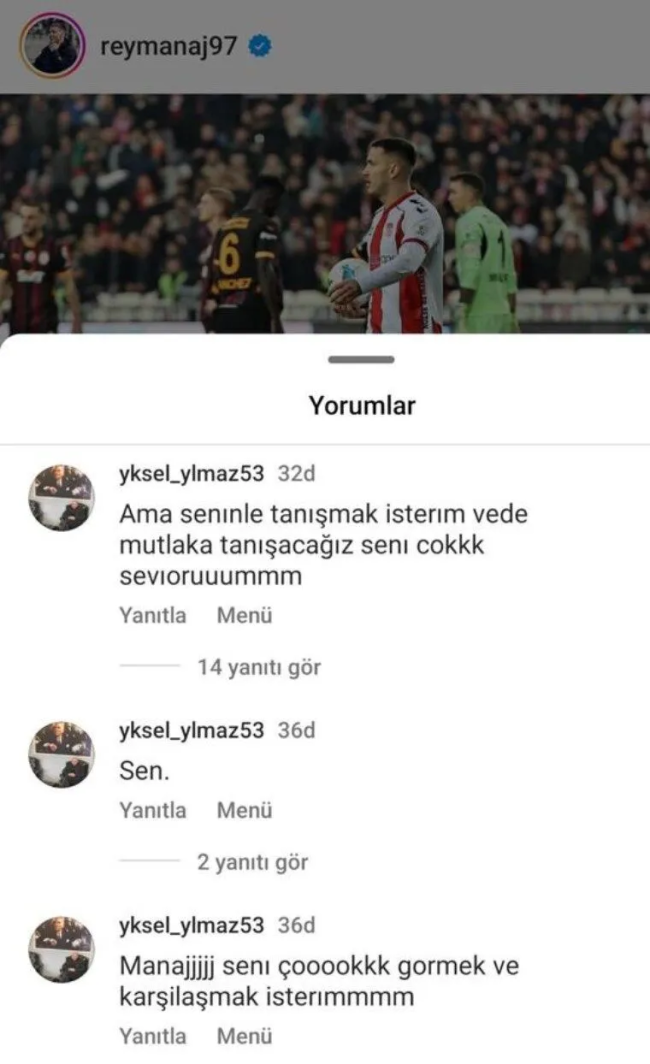 Barış Alper Yılmaz'ın babasından Rey Manaj'a şoke eden yanıt!