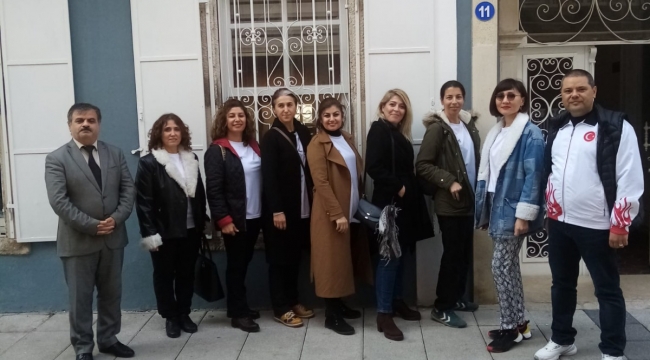BAYANLARA YÖNELİK SAVUNMA KURSUNA İŞTİRAK EDEN KURSİYERLERDEN TEŞKKÜR ZİYARETİ.