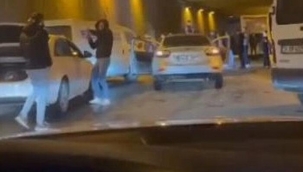 İstanbul'da pes dedirten görüntüler: Asker eğlencesinde tüneli kapatıp müzik eşliğinde oynadılar!
