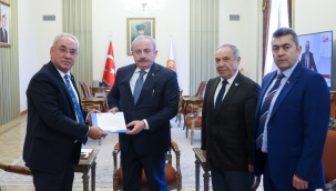 DSP Genel Başkanı Aksakal'dan, TBMM Başkanı Şentop'a ziyaret.
