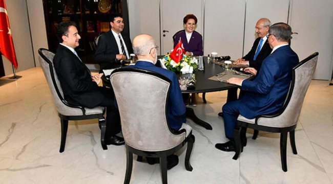 6'lı Masa'da ittifak formülleri
