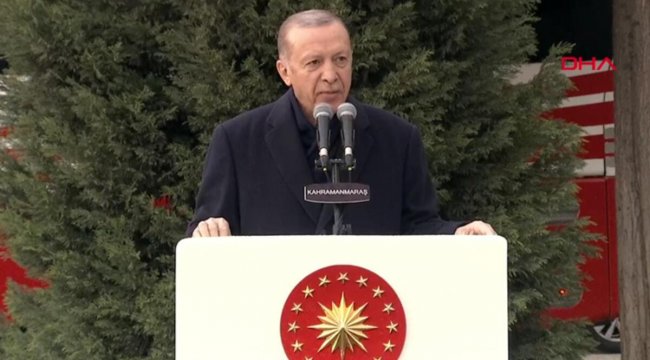 Cumhurbaşkanı Erdoğan: Yıkılan her binayı yeniden yapacağız