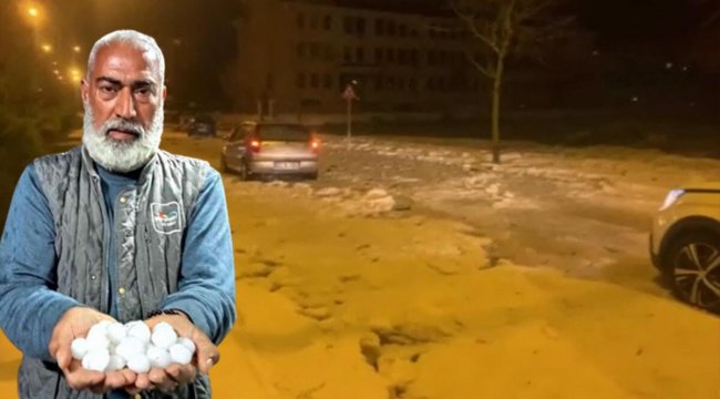Gaziantep ve Kilis'te ceviz büyüklüğünde dolu yağdı! 'Gök delindi'