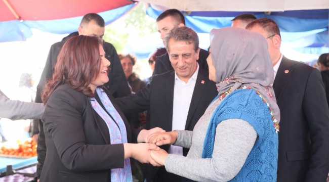 Çerçioğlu Efeler Çarşamba Pazarı’nda Vatandaşlarla Buluştu