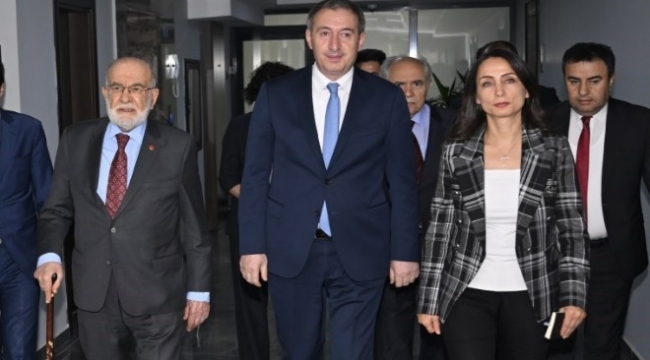 DEM Parti'den Saadet Partisi'ne ziyaret