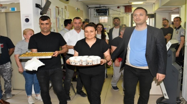 Başkan Eşki’den tatlı teşekkür