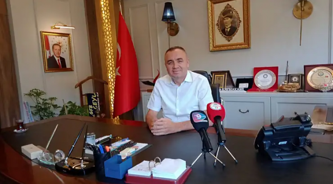 Mustafa Sarı ilçede devam eden projeler hakkında konuştu