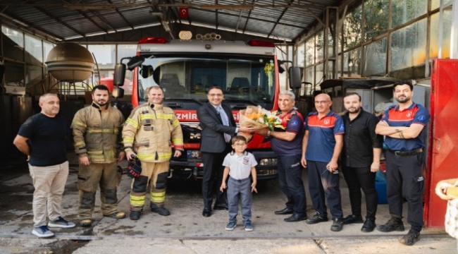 Başkan Yiğit’ten ateş savaşçılarına ziyaret