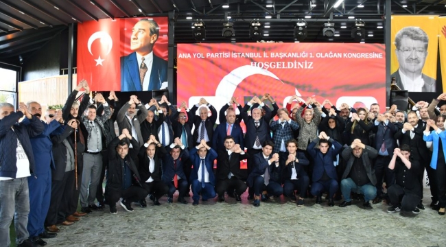 Anayol Partisi İstanbul İl Kongresi Coşku ile Gerçekleştirildi