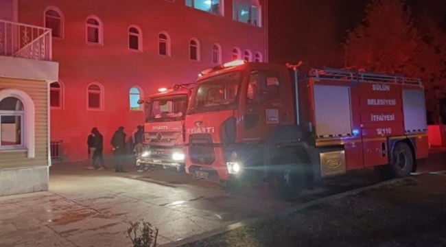 Kur'an kursunda yangın: 2 öğrenci hastanelik!
