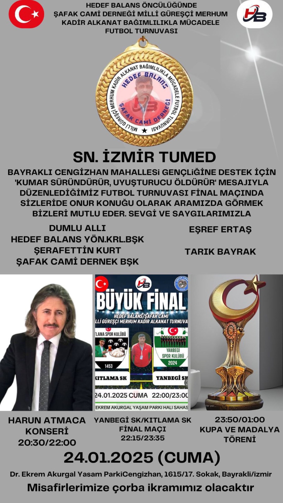 İzmir'de Toplumsal Uyuşturucu ile Mücadele İçin Sporun Gücü Kullanıldı