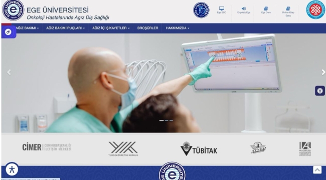 Ege Üniversitesi’den kanser hastaları için ağız bakımı internet sayfası