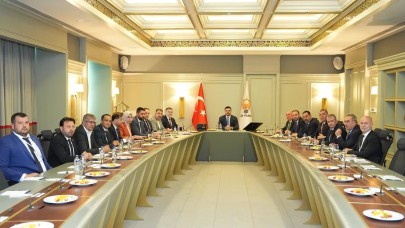 AK Parti Genel Merkezi'nde İzmir mesaisi