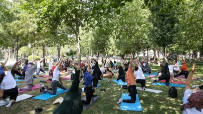 Buca’da açık havada spor keyfi
