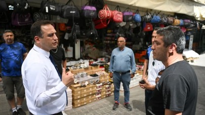 Başkan Eşki'den esnaf ziyareti