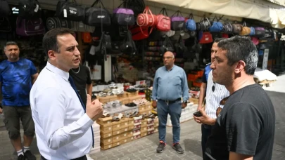Başkan Eşki'den esnaf ziyareti