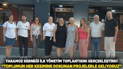 Yakamoz Derneği İlk Yönetim Toplantısını Gerçekleştirdi “Toplumun Her Kesimine Dokunan Projelerle Geliyoruz”