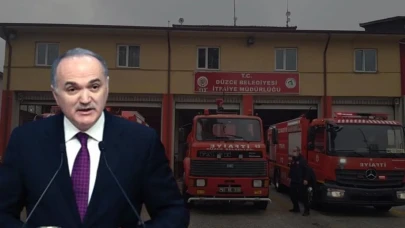 Düzce’den yangında çalışmalara destek... İtfaiye ekiplerini İzmir'e gönderdi!