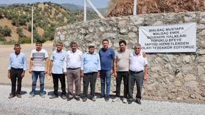 Aydınlı muhtarlardan Çerçioğlu'na teşekkür