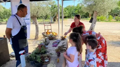 Miniklere doğadan sofraya tarım eğitimi