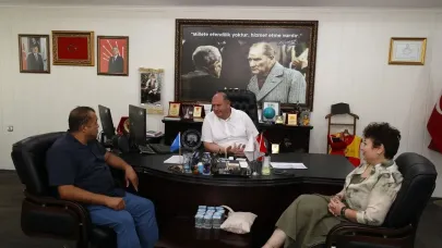 Başkan Çiçek, Muhtarlar Derneği’ni ağırladı