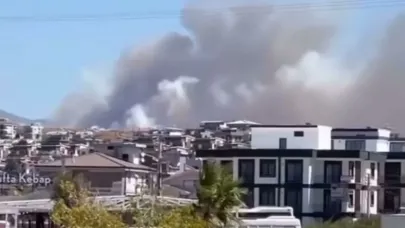 İzmir'de korkutan yangın!