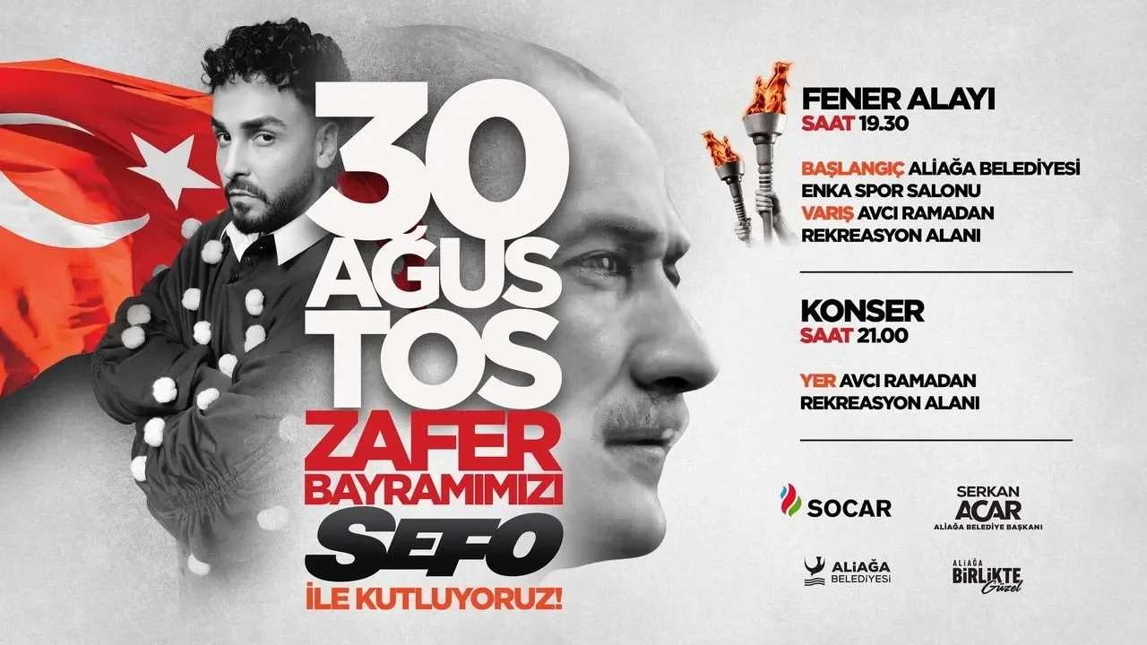 30 Ağustos Aliağa’da coşkuyla kutlanacak
