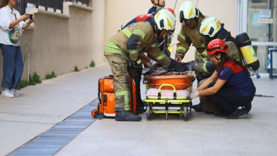 Karabağlar’da Gerçeği Aratmayan Tatbikat