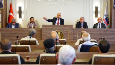 BAŞKAN TÜRKMEN MAHALLE MUHTARLARI İLE BİR ARAYA GELDİ