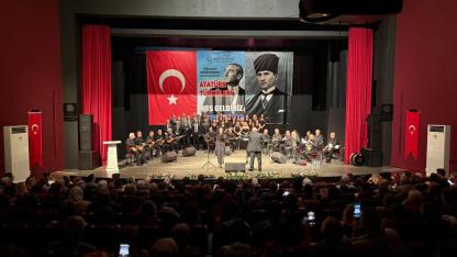 AYDIN BÜYÜKŞEHİR BELEDİYESİ, ULU ÖNDER GAZİ MUSTAFA KEMAL ATATÜRK’Ü TÜRKÜLERLE ANDI