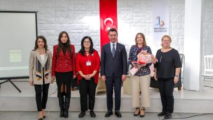 BAYRAKLI’DA KADINA YÖNELİK ŞİDDETLE MÜCADELE ÇALIŞTAYI