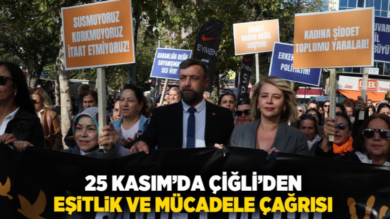 “Çiğli’de Kadınlar ‘Şiddete Hayır’ Dedi”