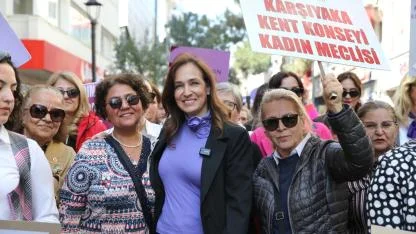 Karşıyaka’dan dayanışma çağrısı   " Şiddete karşı ses çıkar!"