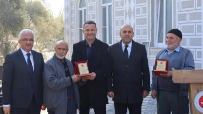 AKHİSAR HAYBER CAMİİ YAPILAN TÖRENLE İBADETE AÇILDI