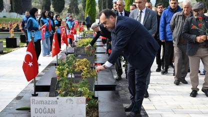 Başkan Dutlulu Soma’da Maden Emekçileriyle Buluştu