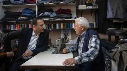 Başkan Eşki Çamdibi’nde saha mesaisinde