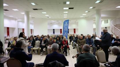 AYDIN BÜYÜKŞEHİR BELEDİYESİ TÜRK SANAT MÜZİĞİ KOROSU YIL SONU GÖSTERİSİNE HAZIRLANIYOR