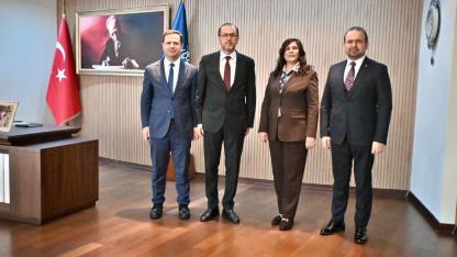 BAŞKAN ÇERÇİOĞLU’NA SAĞLIK BAKAN YARDIMCISI PROF. DR. NURULLAH OKUMUŞ’TAN ZİYARET