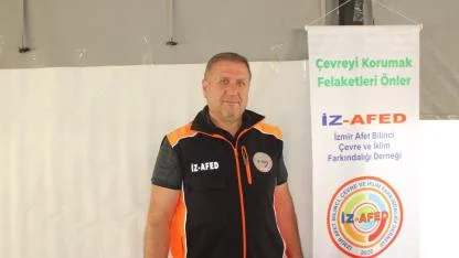 İZ-AFED İzmir Afet Bilinci Çevre ve İklim Farkındalığı Derneği Başkanı Servet Ertaş’tan Davet