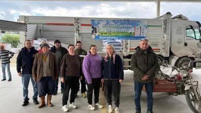 BAŞKAN ÇERÇİOĞLU’NUN KÜÇÜK ÜRETİCİLERE YEM DESTEKLERİ DEVAM EDİYOR