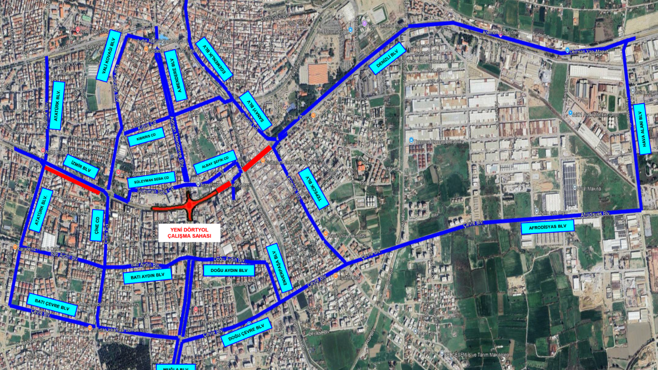 BAŞKAN ÇERÇİOĞLU’NUN SÖZ VERDİĞİ YENİ DÖRTYOL KÖPRÜLÜ KAVŞAĞI PROJESİNDE ÇALIŞMALAR BAŞLIYOR