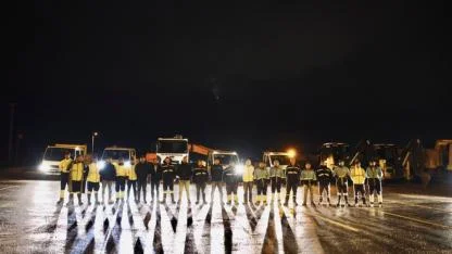 Çeşme’de şiddetli yağışa karşı kesintisiz mücadele