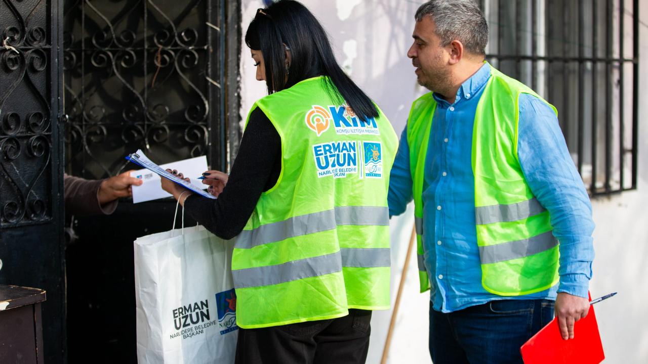 NARLIDERE BELEDİYESİ’NDEN RAMAZAN SOFRALARINA DESTEK