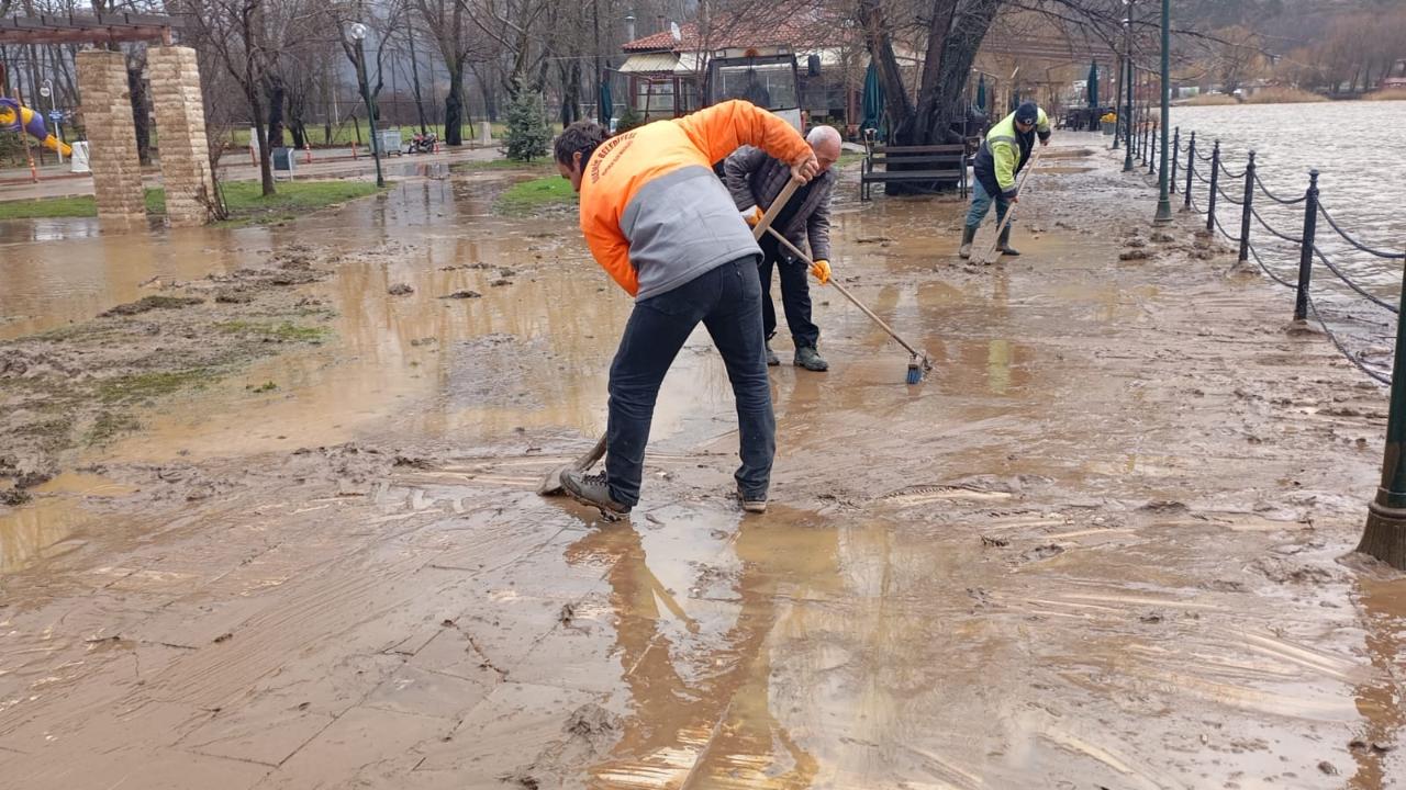 Ödemiş Belediyesi Kuvvetli Yağışlara Karşı Teyakkuzda