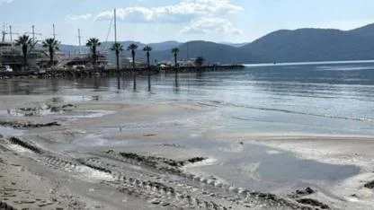 Akyaka'da deniz çekildi: Köyceğiz Gölü 'normale' döndü