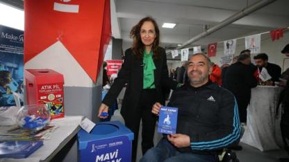 Aliağa’dan Karşıyaka’ya iyilik köprüsü: “Mavi Kapak” kampanyasına 200 kilogramlık destek